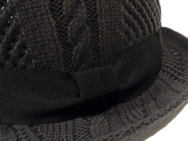 【KNOWLEDGE(ナレッジ)オリジナル】 Thermo Knit Bowler(日本製) カラー:グレー