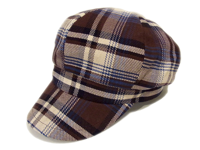 【KNOWLEDGE(ナレッジ)】 Long Visor Check Casquette(日本製)