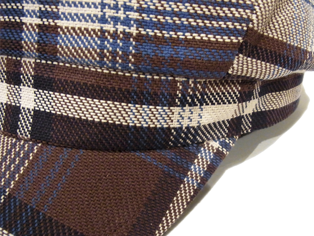 【KNOWLEDGE(ナレッジ)】 Long Visor Check Casquette(日本製)