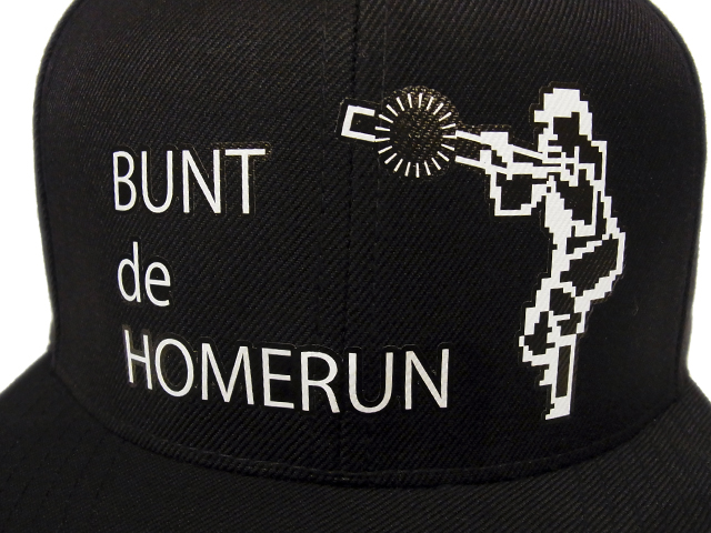 【KNOWLEDGE（ナレッジ）オリジナル×燃えろ!!プロ野球】　Bunt Homerun Cap