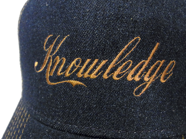 【KNOWLEDGE（ナレッジ）オリジナル】　KNOWLEDGE Denim  Mesh Cap（日本製）　カラー：イエロー