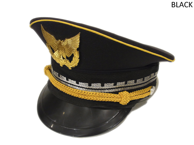 【国内仕入れ】　Bird Badge Peaked Cap　カラー：ブラック