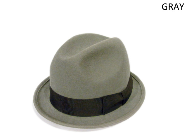【EDHAT（エドハット）】　Felt Mods（日本製）　カラー：グレイ