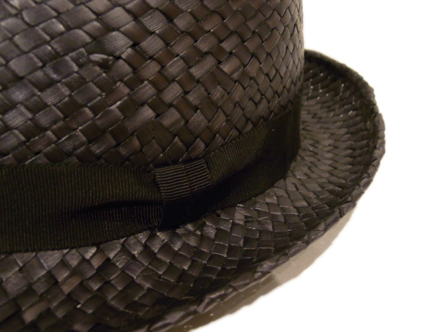 【EDS-1-4　EDHAT（エドハット）】　パンダンハイバックハット　カラー：ブラック