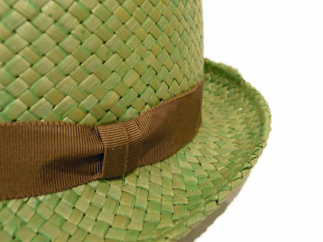 【EDS-1-4　EDHAT（エドハット）】　パンダンハイバックハット　カラー：グリーン