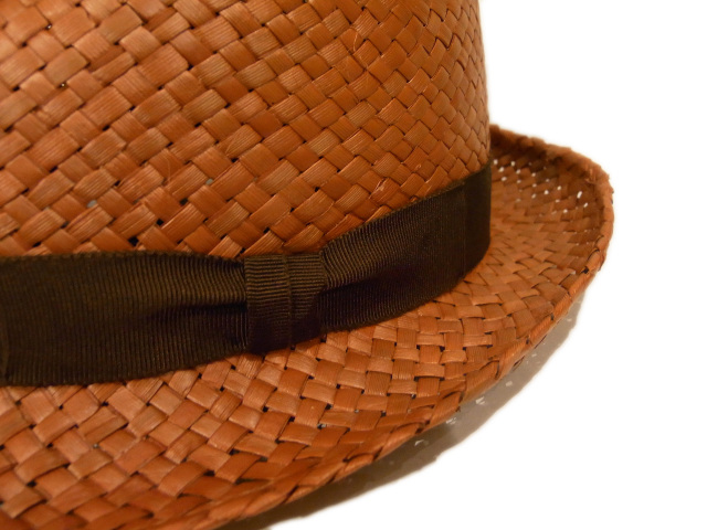 【EDS-1-4　EDHAT（エドハット）】　パンダンハイバックハット　カラー：ブラウン