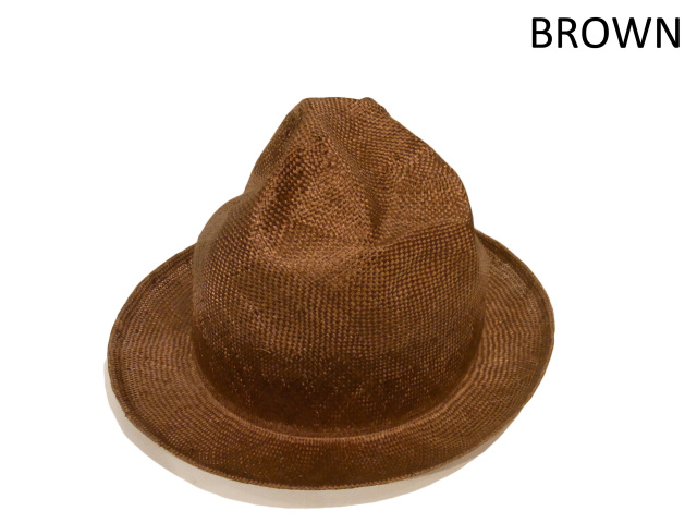 【EDHAT（エドハット）】　Sisal Mountain Hat（日本製）　カラー：ブラウン