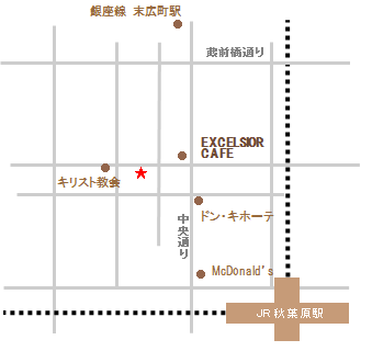 KNOWLEDGE（ナレッジ）路面店ＭＡＰ