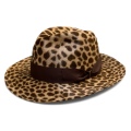 Leopard rabbit fur hat / Made in Tokyo ヒョウ柄ラビットファー
